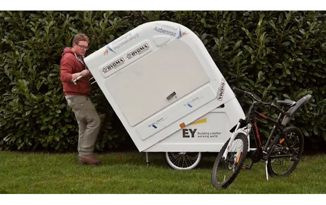 Wide Path Camper - Der marktreife Wohnwagen fürs Fahrrad