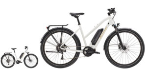 E-Bike Diamant Zing+ 2021 Trapezrahmen Tiefeinsteiger weiß