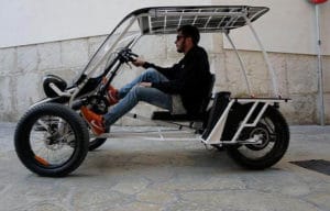 E-Cargobike Duo Moke in der Seitenansicht