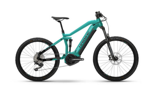 E-Bike ALLMTN 1 2021 in der Farbe Aquamarine Black von Haibike