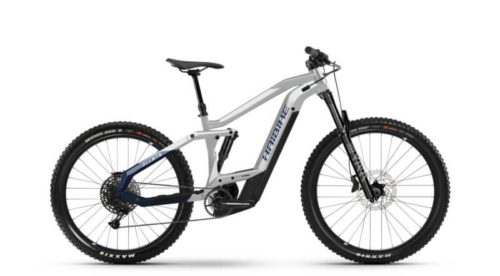 E-Bike ALLMTN 3 2021 in der Farbe Sparkling White Blue von Haibike