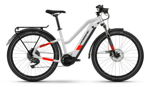 E-Bike Trekking 7 2021 mit Rahmenform Low Standover in der Farbe Cool Grey von Haibike