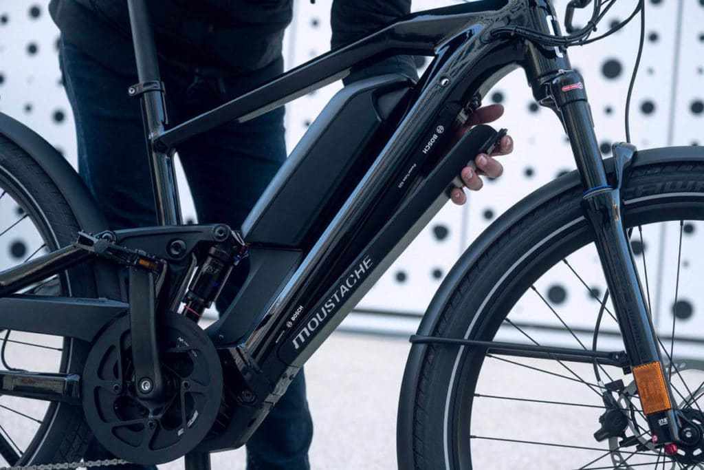 E-Bike Friday 27 FS Speed von Moustache mit im Unterrohr integrietem Akku