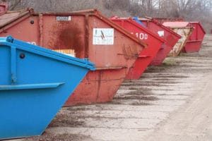 Container auf Wertstoffhof