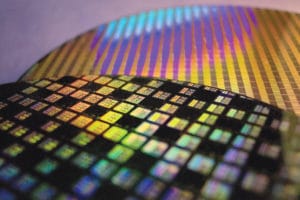 Wafer mit Elektronikchips