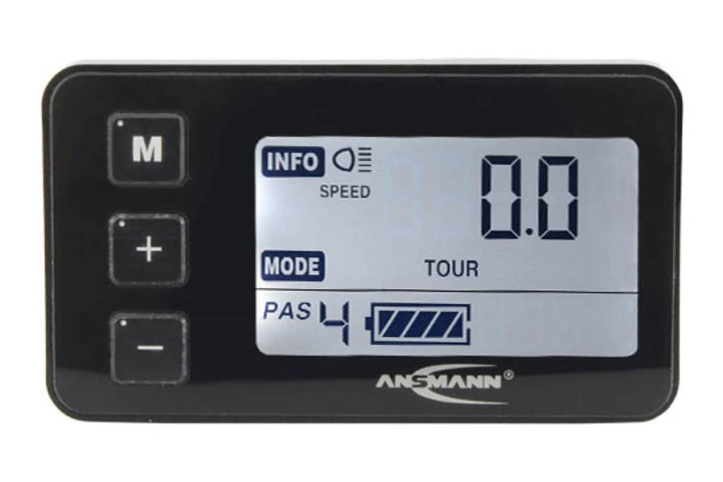 LCD-Display für den E-Bike-Antrieb Gravelec von Ansmann