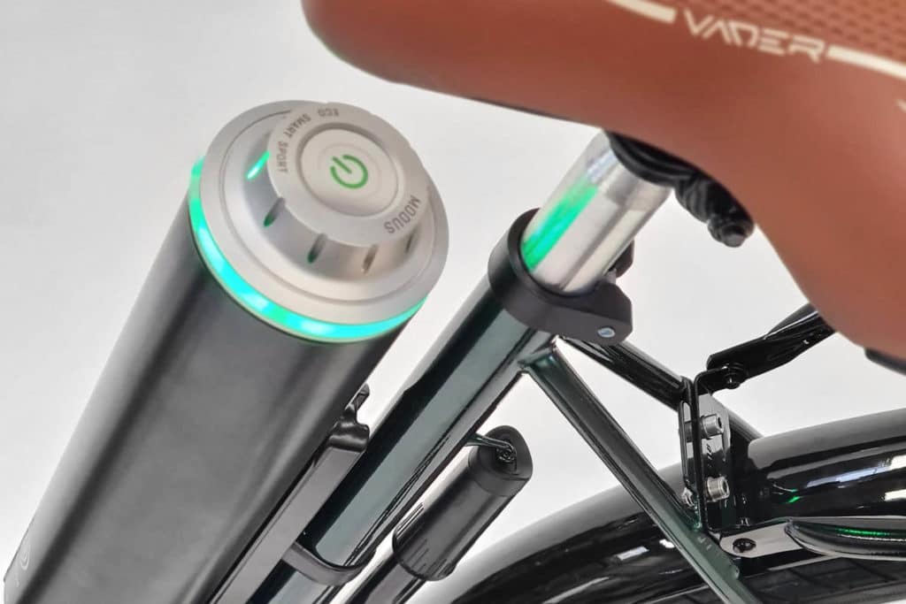 Akku ePower 500 von Pendix am E-Lastenfahrrad EM E22C von EMG Elektromobile