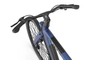 Im Vorbau integriertes LCD-Display am E-Bike Bird Bike