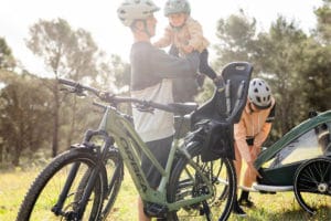 Kindersitz am E-Bike Orbea Kemen SUV