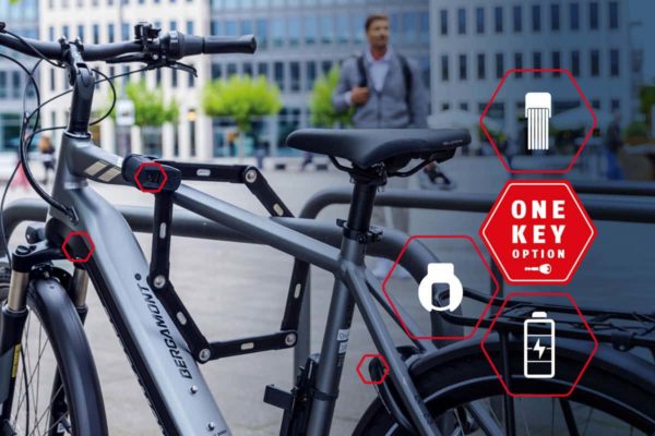 Fahrrad- und Akkuschlösser von Abus mit der One Key-Option