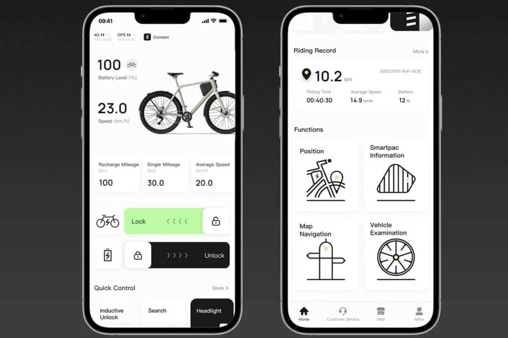 App für das E-Bike Lemo One