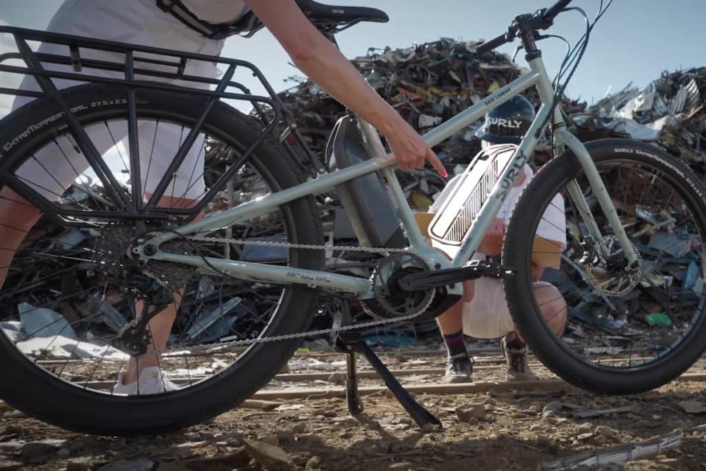 E-Bike Surly Skid Loader mit der Option für Zweitakku Bosch Dualbattery