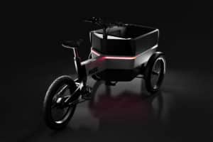 E-Cargobike Mate SUV mit im Rahmen integrierter LED-Leiste