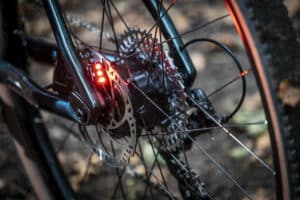 Rücklicht Supernova E3 Tail am E-Bike Desiknio X20 Gravel