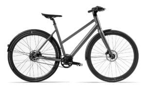 E-Bike Desiknio X20 Pinion mit Trapezrahmen in der Farbe Dark Grey