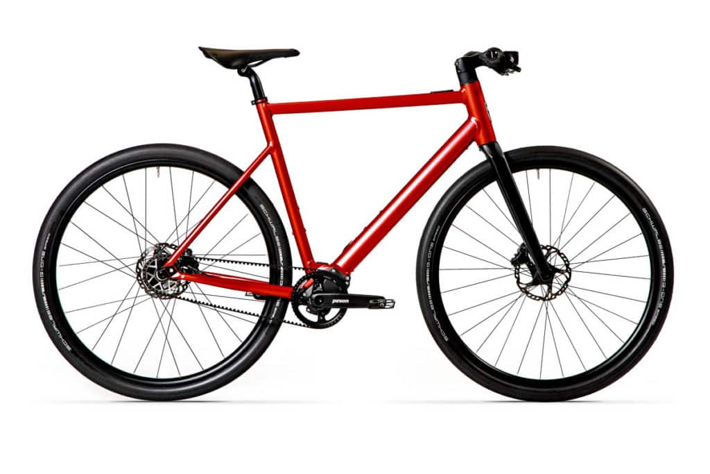 E-Bike Desiknio X20 Pinion in der Farbe Granada Red