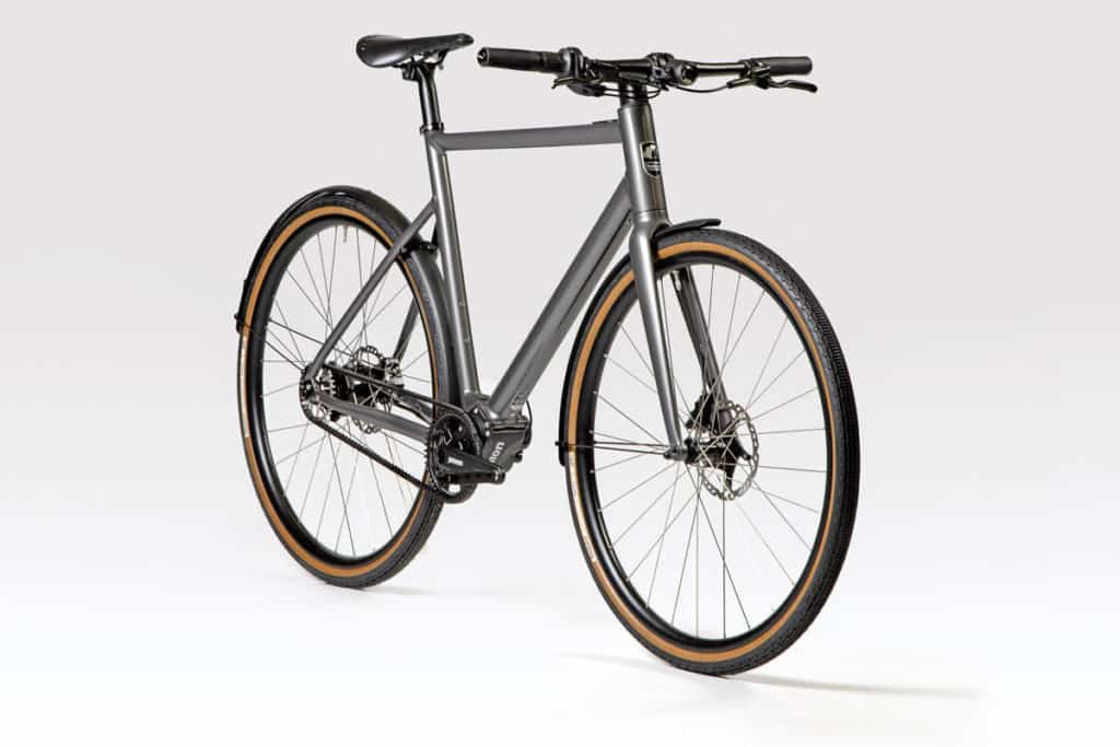 E-Bike Desiknio X20 Pinion mit Schutzblechen und Aluminiumgabel