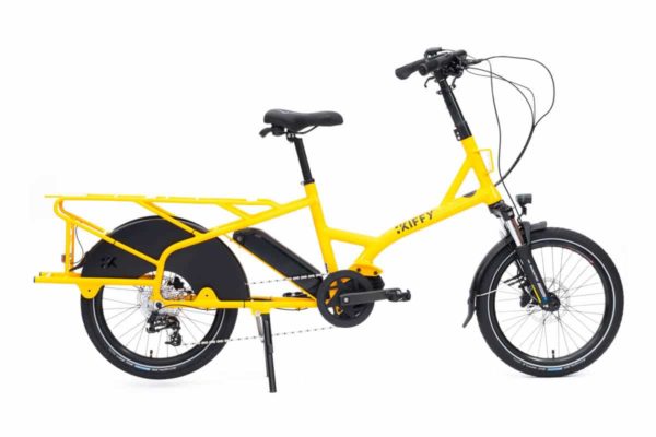 E-Lastenfahrrad Kiffy Capsule MT Smart für die Saison 2023 in der Farbe Mango Yellow