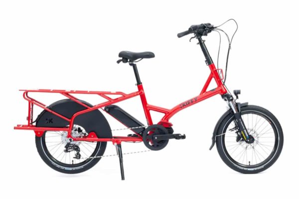 E-Lastenfahrrad Kiffy Capsule MT Smart für die Saison 2023 in der Farbe Ruby Red