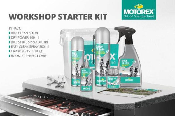 Reinigungsset Workshop Starter Kit von Motorex für Fahrräder