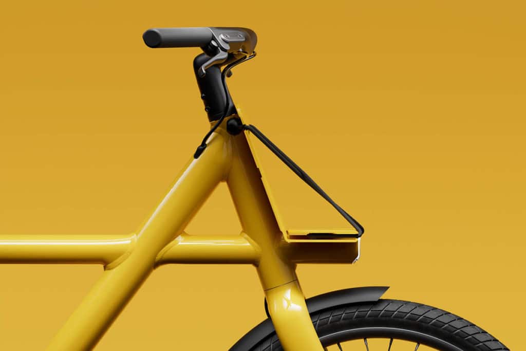 Rahmenfarbe Sunbeam Yellow für die E-Bikes Vanmoof S4 und X4