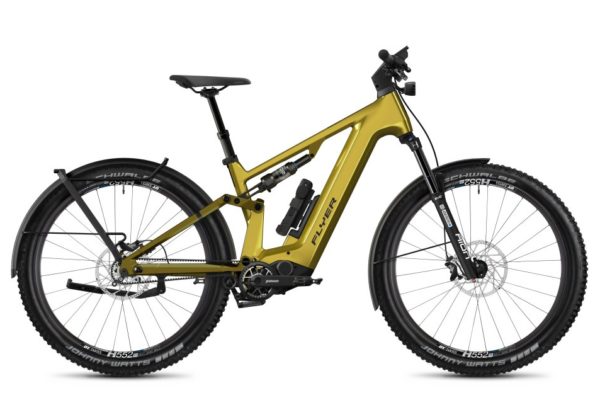 E-Bike Flyer Goroc TR:X für die Saison 2024 in der Farbe Curcuma Gloss