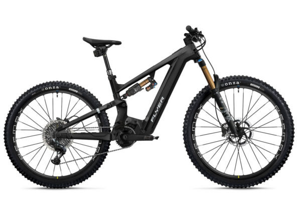 E-Bike Flyer Uproc Evo:X für die Saison 2024 in der Farbe Black Metallic Gloss