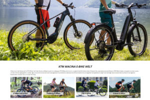 Übersicht zur Einteilung der E-Bikes in verschiedene Gattungen im KTM Markenshop von Elektrofahrrad24