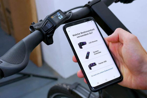 Bedieneinheit Bosch Purion 200 in der Bosch eBike Flow App einrichten