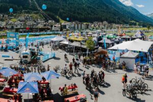 Startbereich bei der E-Bike WM für jedermann in Ischgl