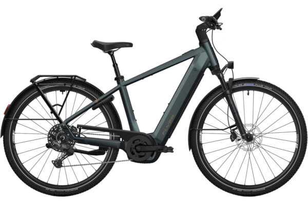 E-Bike Flyer Gotour in der Farbe Midnight Blue Gloss mit Diamantrahmen