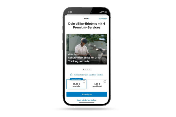 Update 1.24 für Bosch eBike Flow App ermöglicht kostenlosen Test des Flow+ Abo