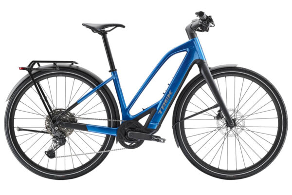 E-Bike Trek FX+ 7 Midstep in der Farbe Alpine Blue Gloss