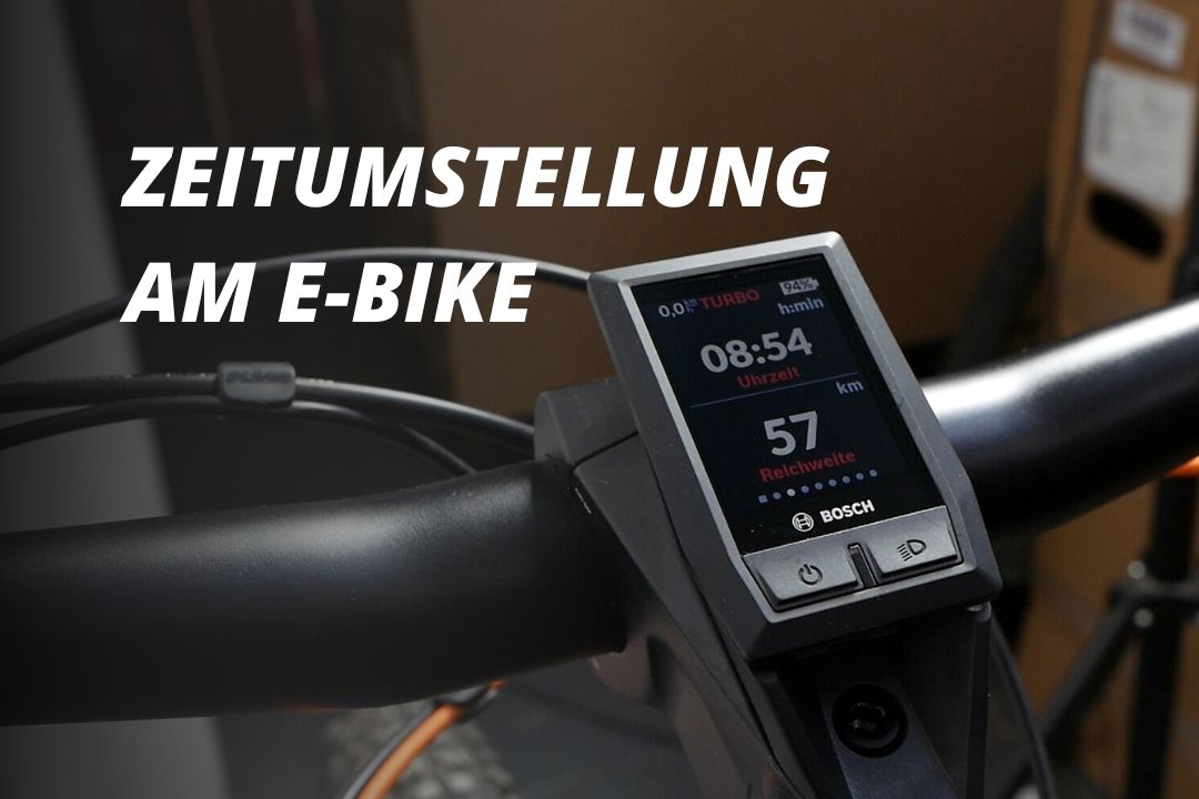 Zeitumstellung am E-Bike