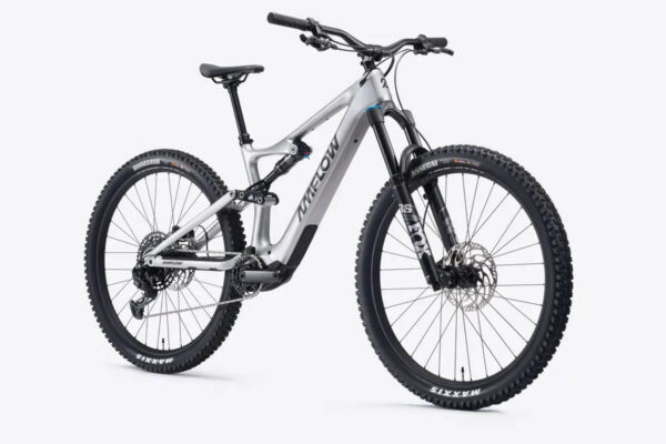 E-Bike Amflow PL Carbon in der Farbe Satinsilber