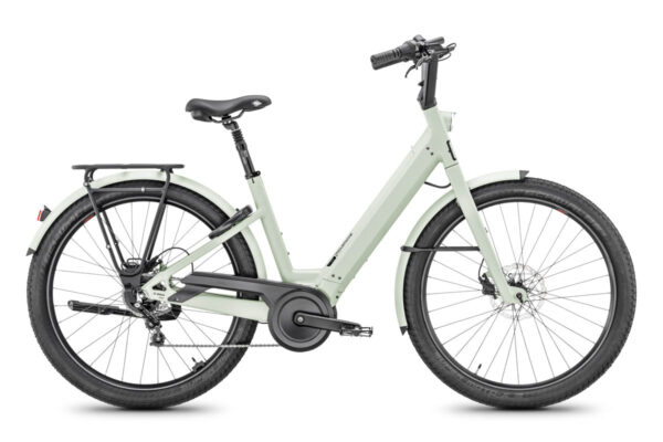 E-Bike Moustache Lundi 27 für die Saison 2025 in der Farbe Pastell Minze Mat