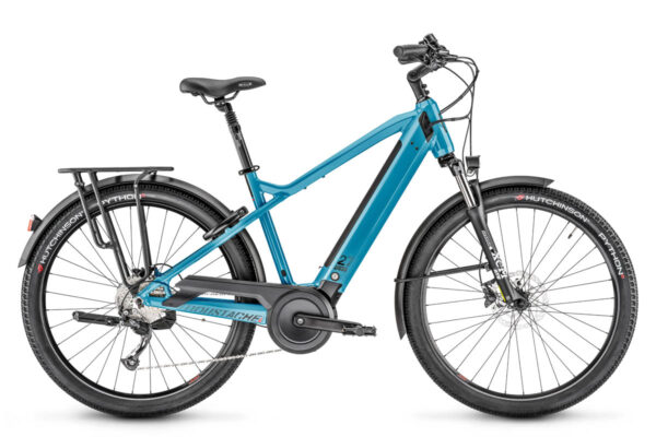 E-Bike Moustache Samedi 27 Xroad 2 für die Saison 2025 in der Farbe Petrol Blue Glossy