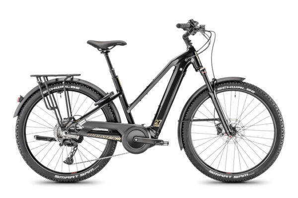 E-Bike Moustache Samedi 27 Xroad 6 Open für die Saison 2025 in der Farbe Black Glossy